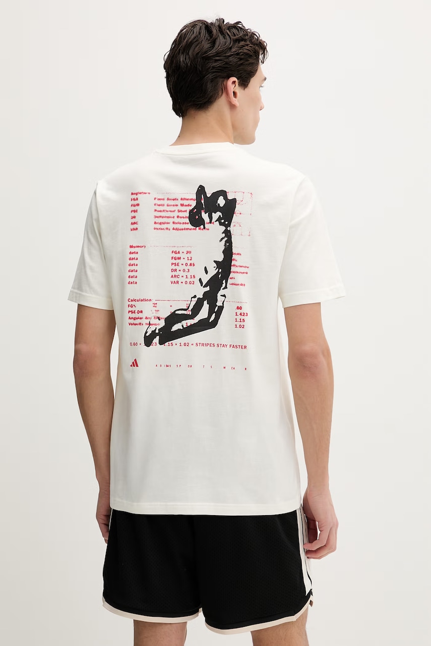 adidas tricou din bumbac The Anx Hoop