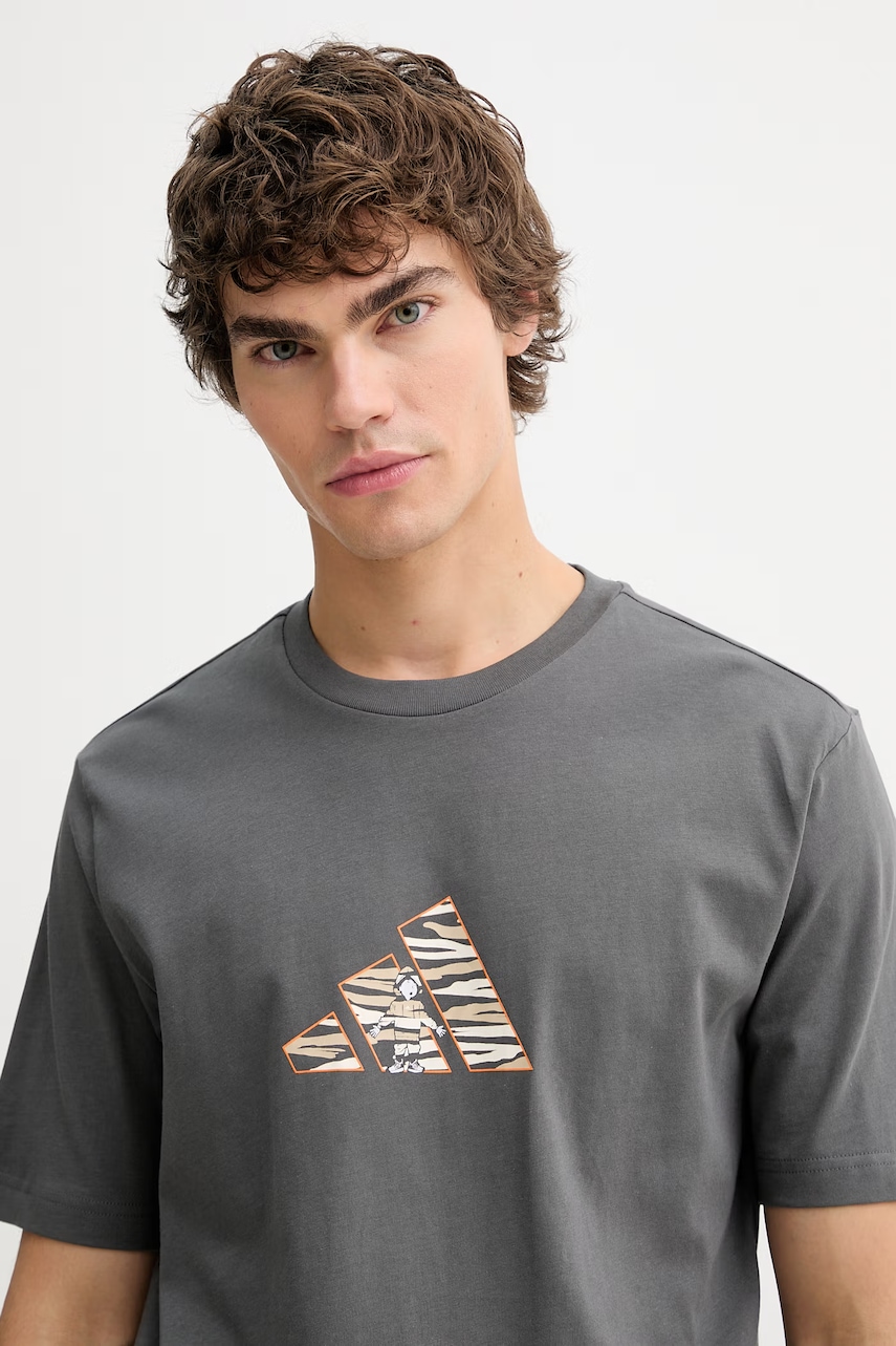 Bavlněné tričko adidas Camo Explorer