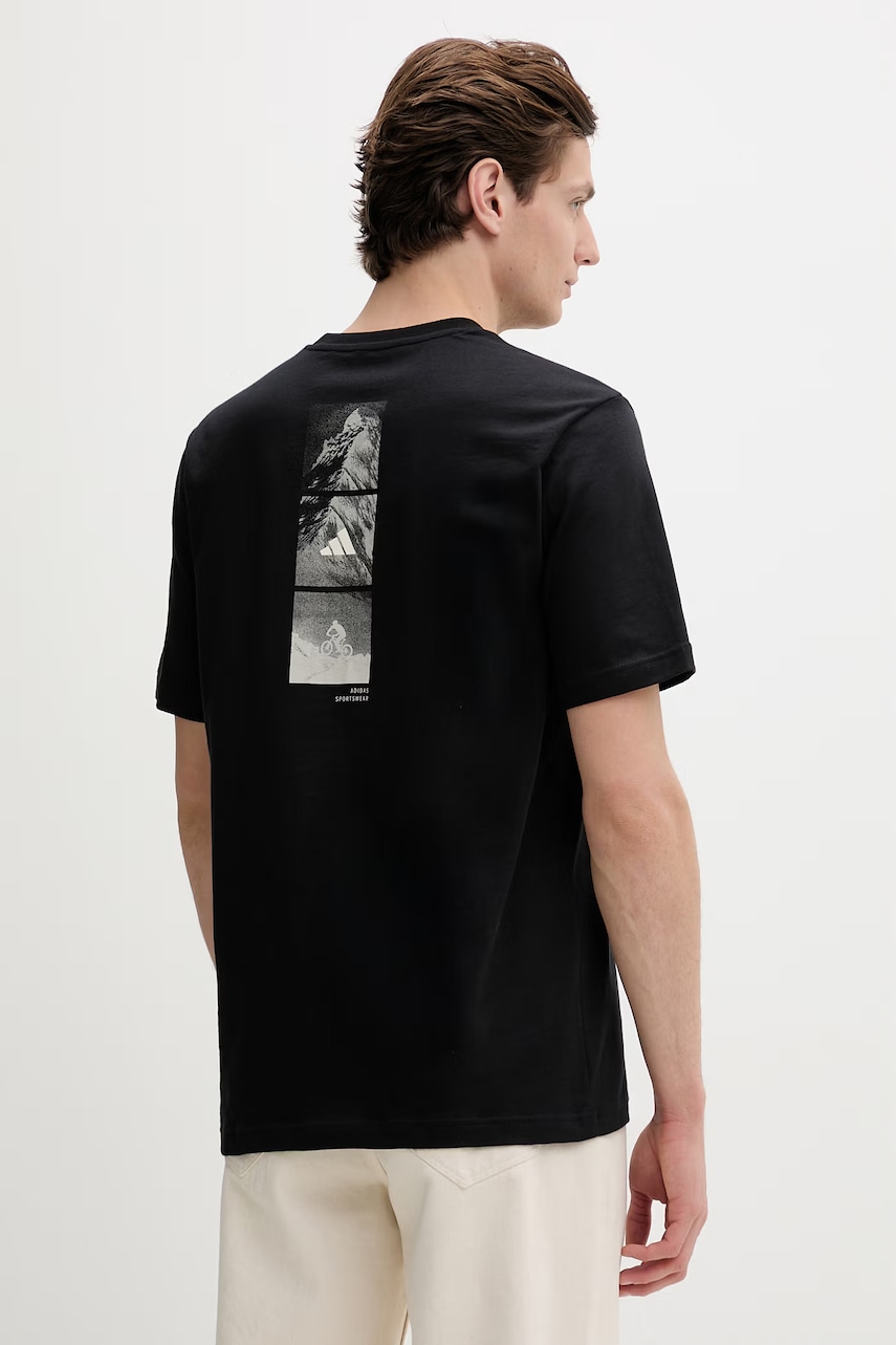 Βαμβακερό μπλουζάκι adidas