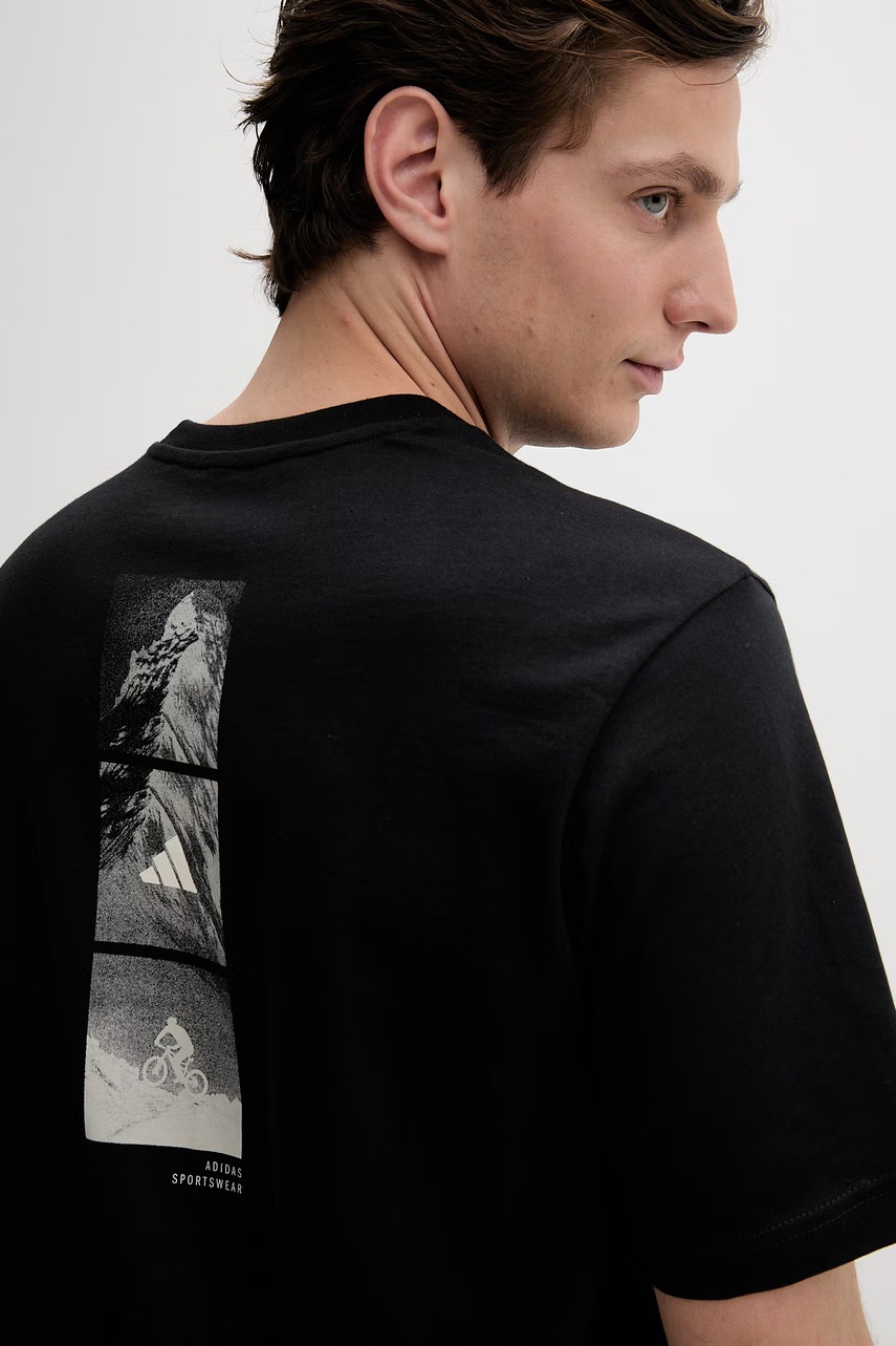 Bavlněné tričko adidas (obrázek 4)