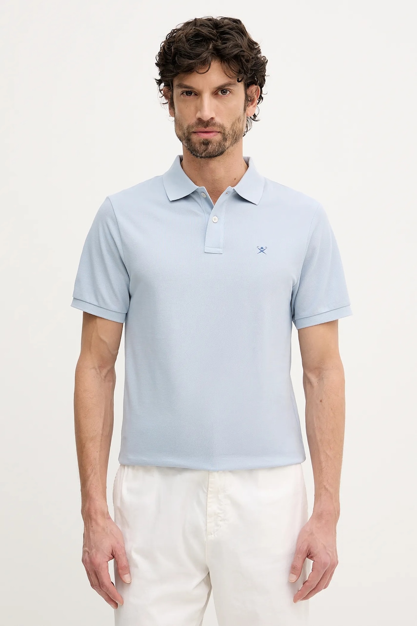 Hackett London polo de bumbac uni, HM5600093