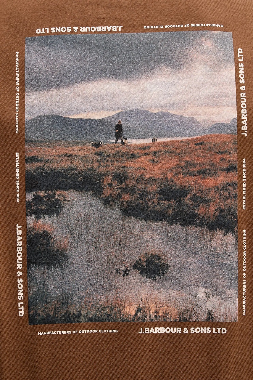 Bavlněné tričko Barbour Parkend (obrázek 5)