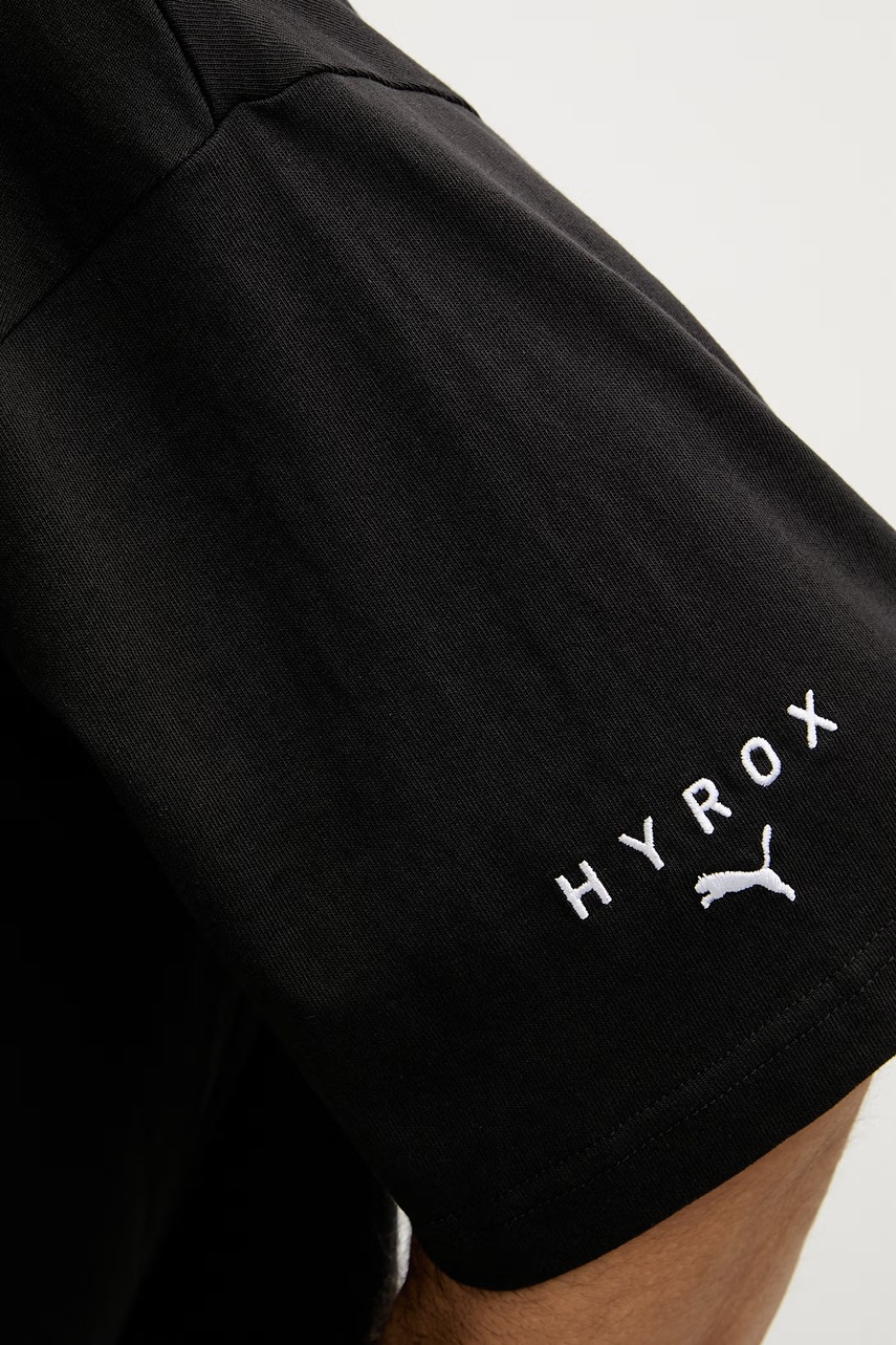 Puma tréninkové tričko pánské bavlněné City lifestyle HYROX (obrázek 5)