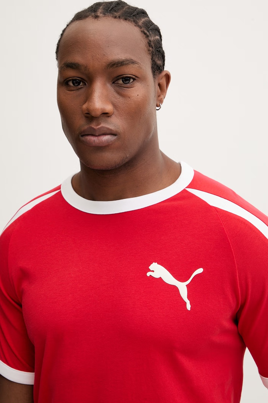 Bavlněné tričko Puma Big Cat Ringer (obrázek 4)