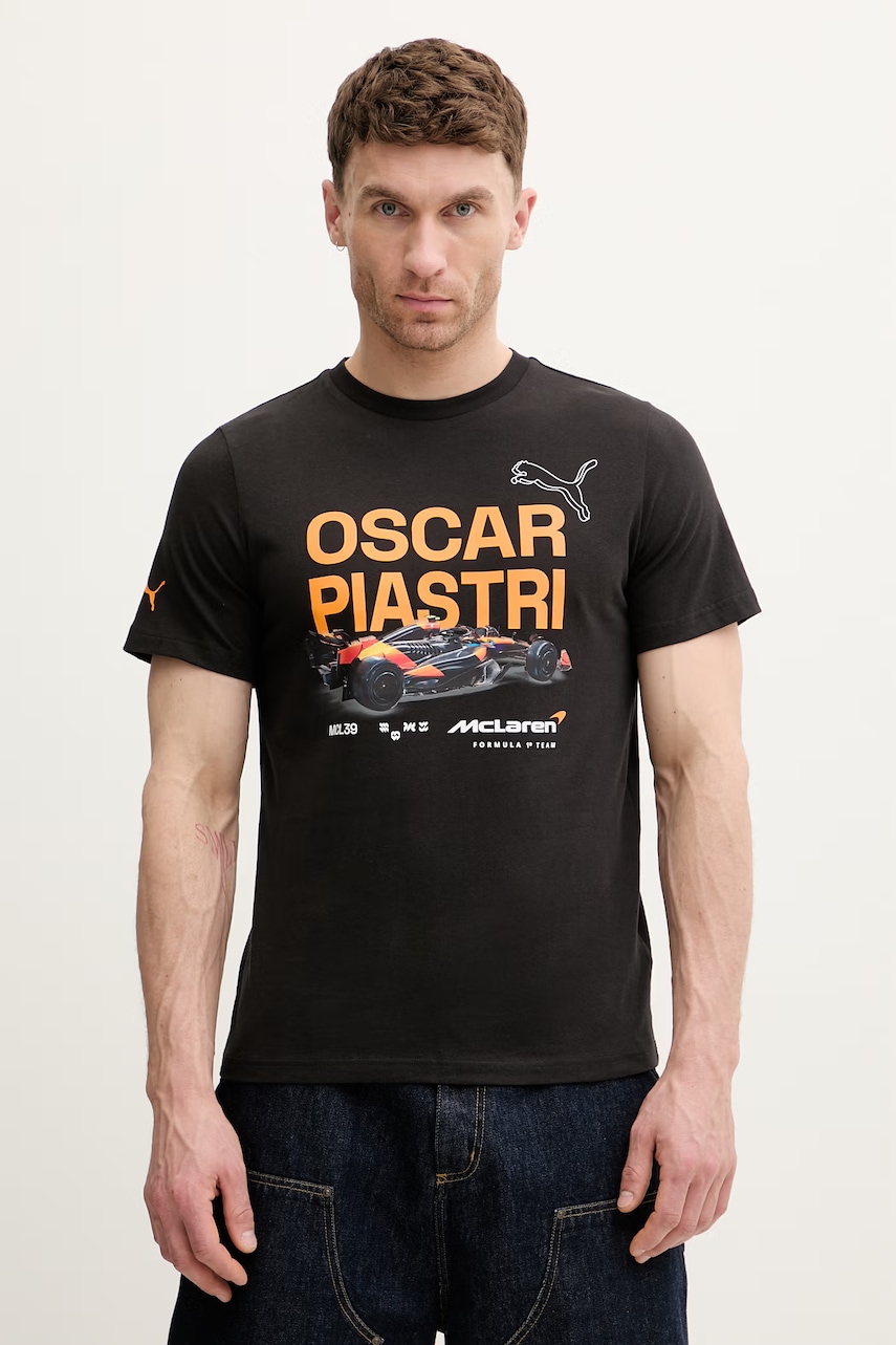 Βαμβακερό μπλουζάκι Puma McLaren