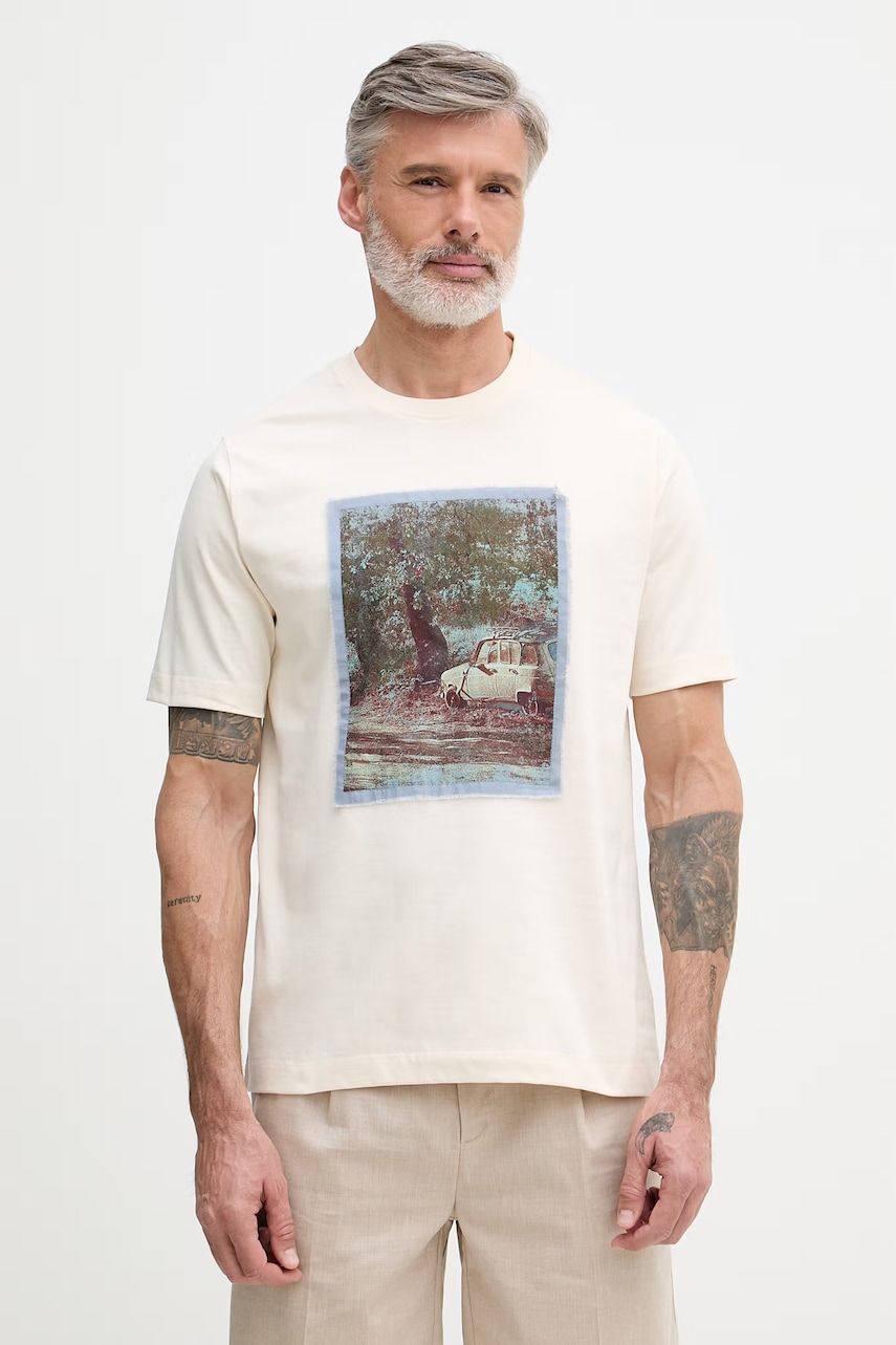 Mos Mosh tricou bărbătesc din bumbac Calm