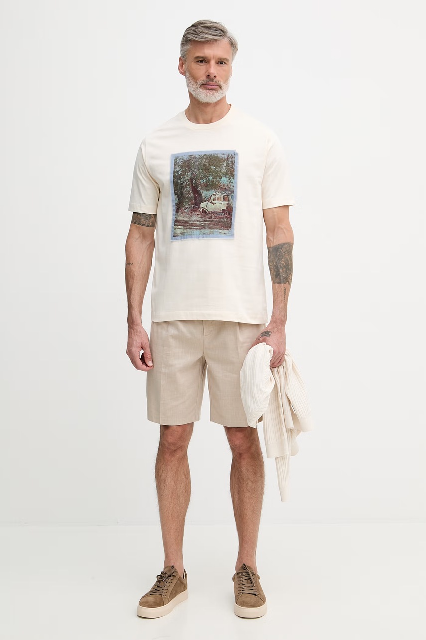 Mos Mosh tričko pánské bavlněné Calm