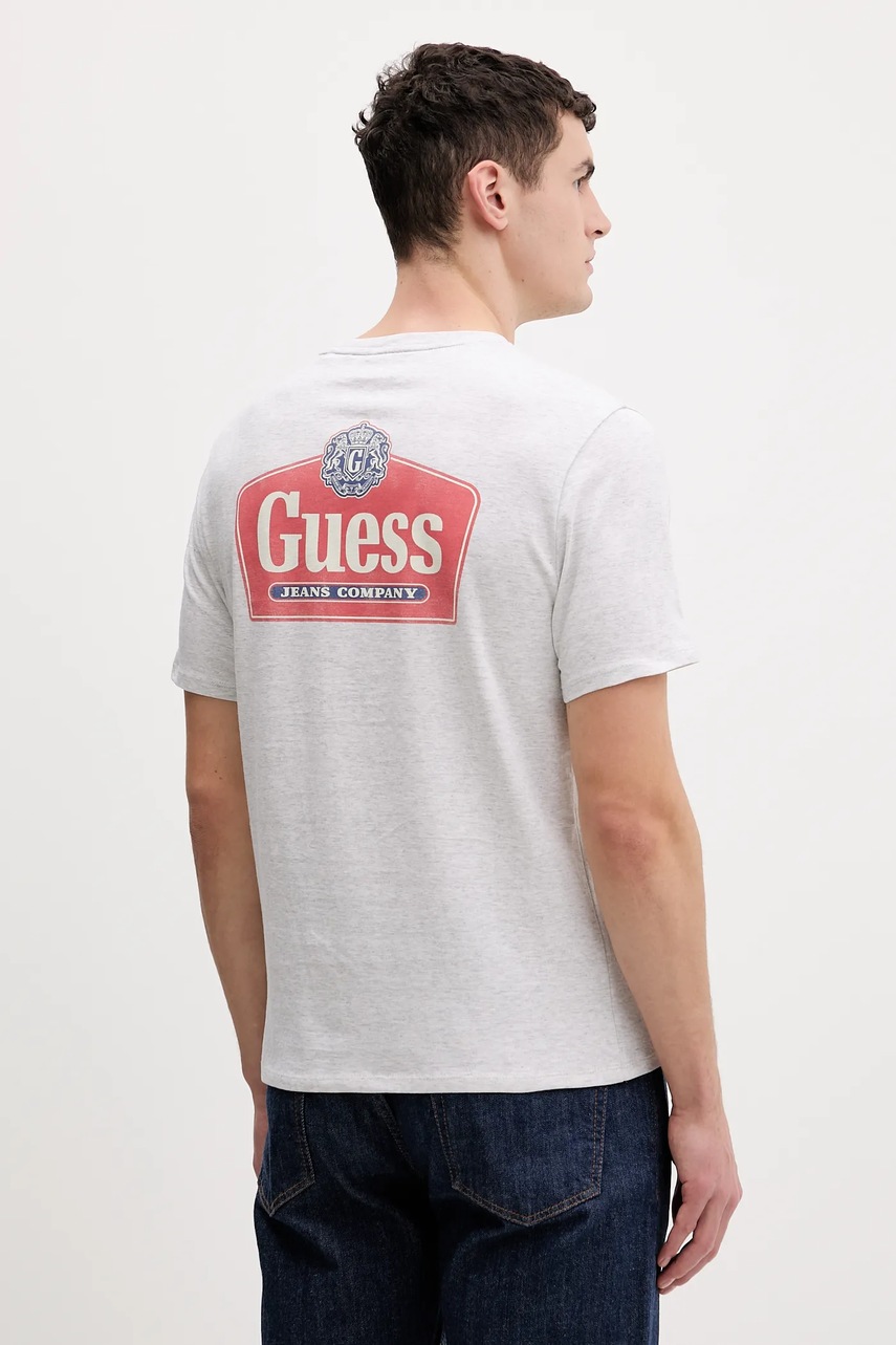 Βαμβακερό μπλουζάκι Guess Jeans φωτογραφία