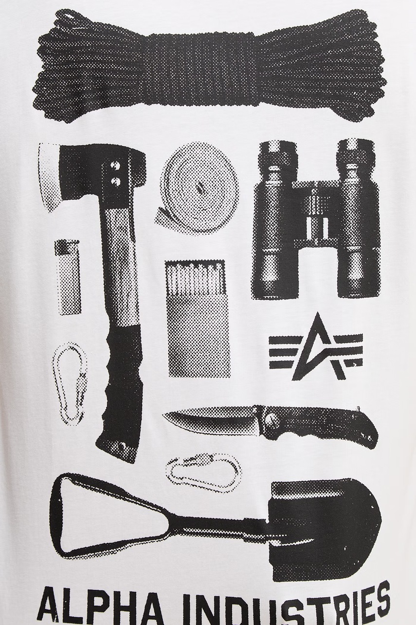 Bavlněné tričko Alpha Industries Return To Base (obrázek 5)