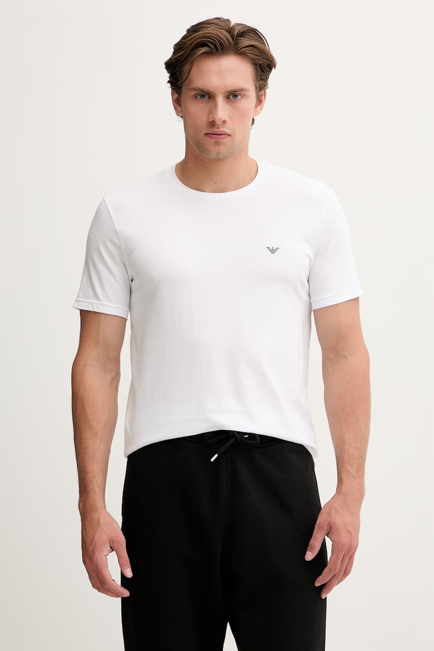 Emporio Armani Underwear Basic t-shirts ανδρικά από βαμβάκι με ελαστάν 2-pack