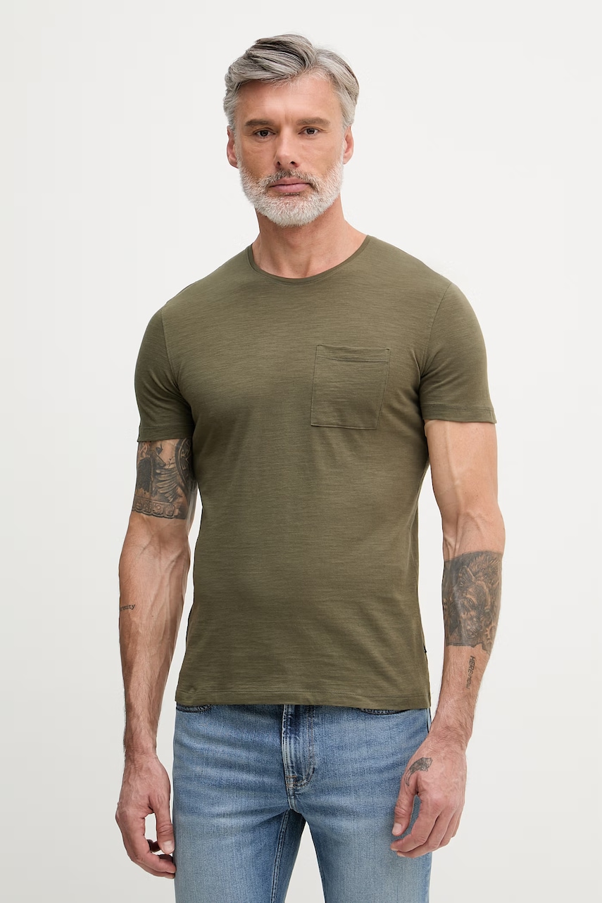 Sisley t-shirt Ανδρικό βαμβακερό