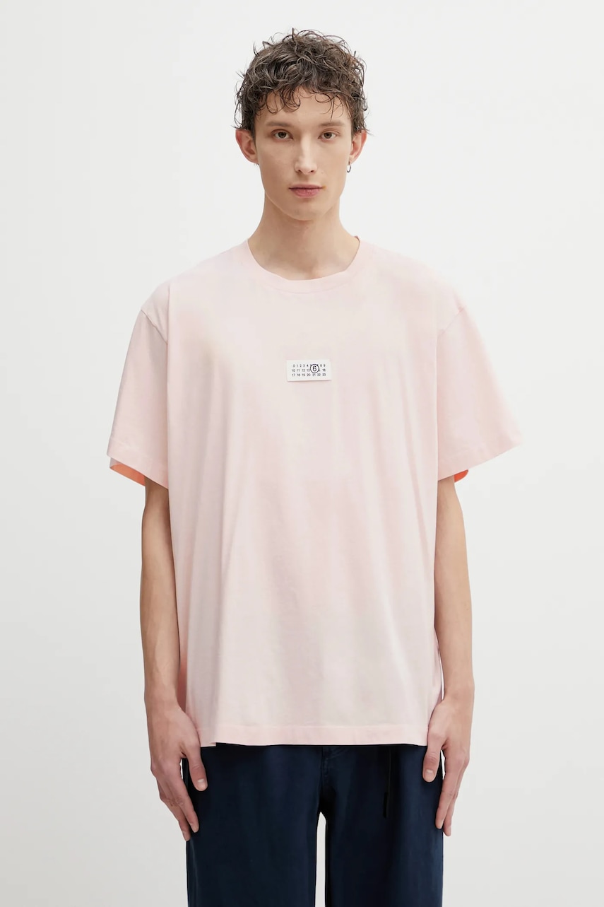 Βαμβακερό μπλουζάκι MM6 Maison Margiela