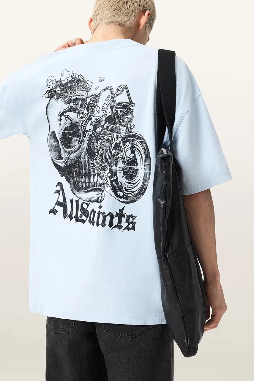 AllSaints Bavlněné tričko AllSaints PANHEAD (obrázek 4)