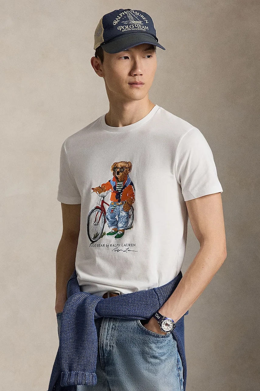 Βαμβακερό μπλουζάκι Polo Ralph Lauren