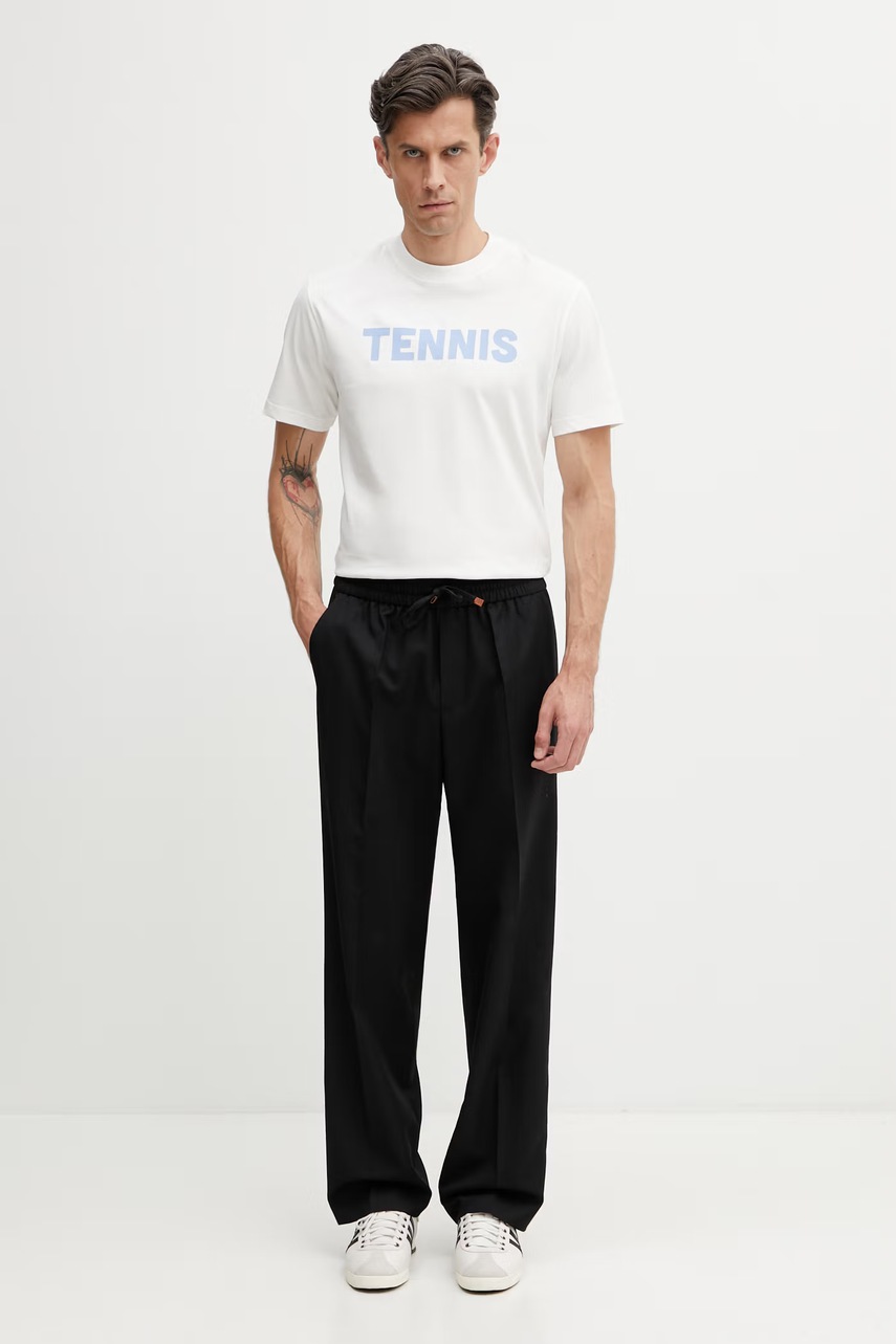 Lacoste tričko pánské bavlněné (obrázek 5)