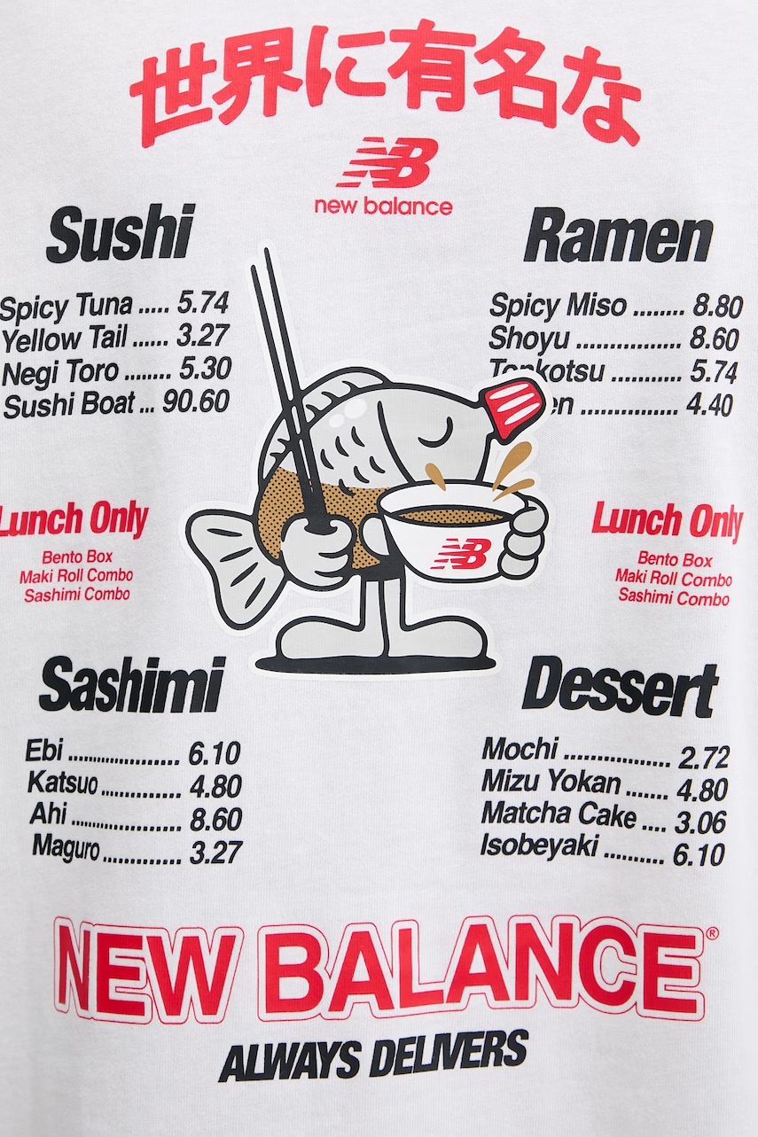 New Balance tričko pánske bavlnené Ramen
