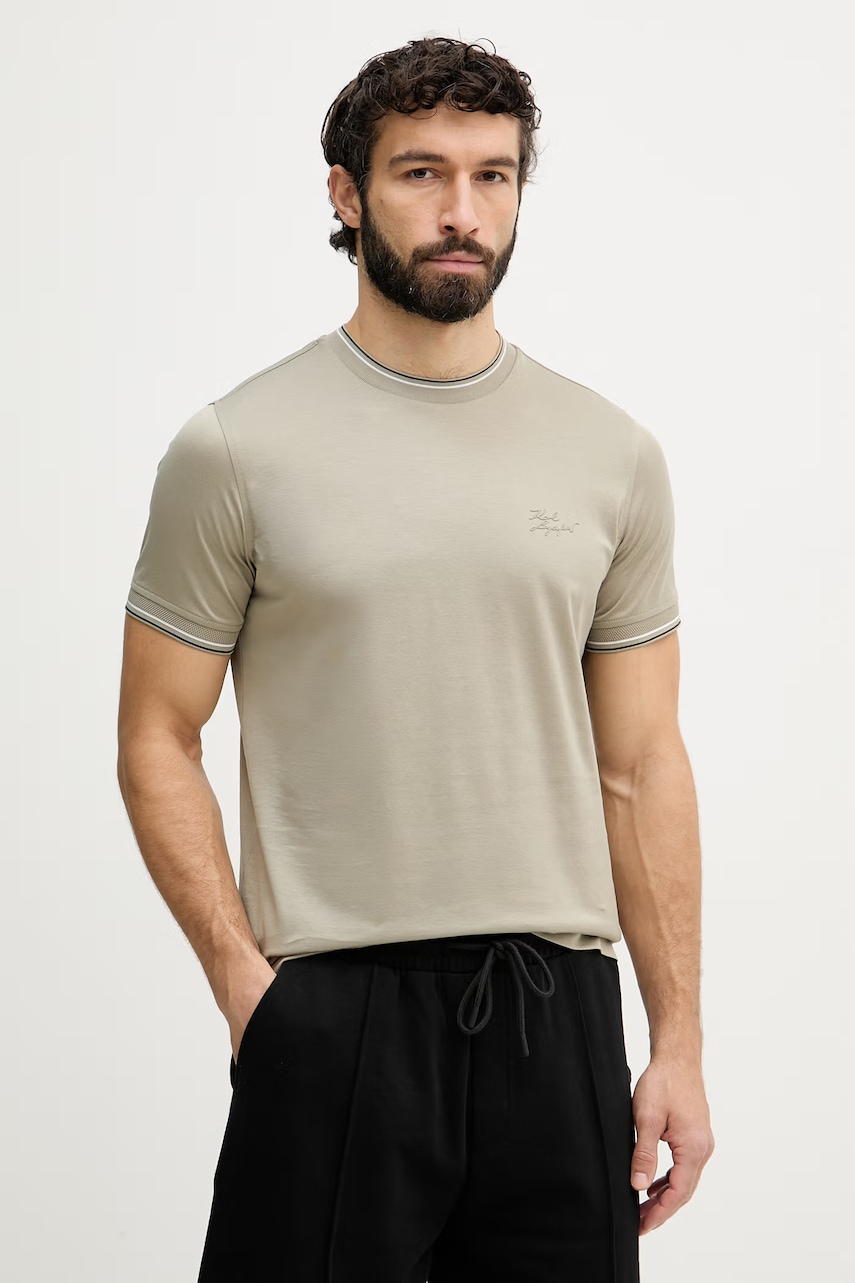 Karl Lagerfeld T-shirt Ανδρικό Βαμβακερό