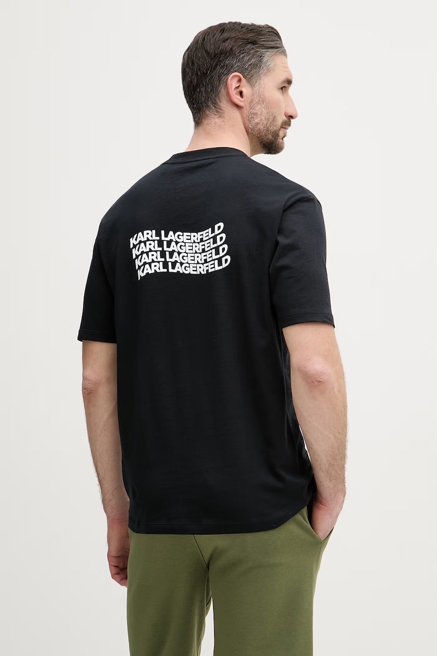 Karl Lagerfeld T-shirt ανδρικό βαμβακερό