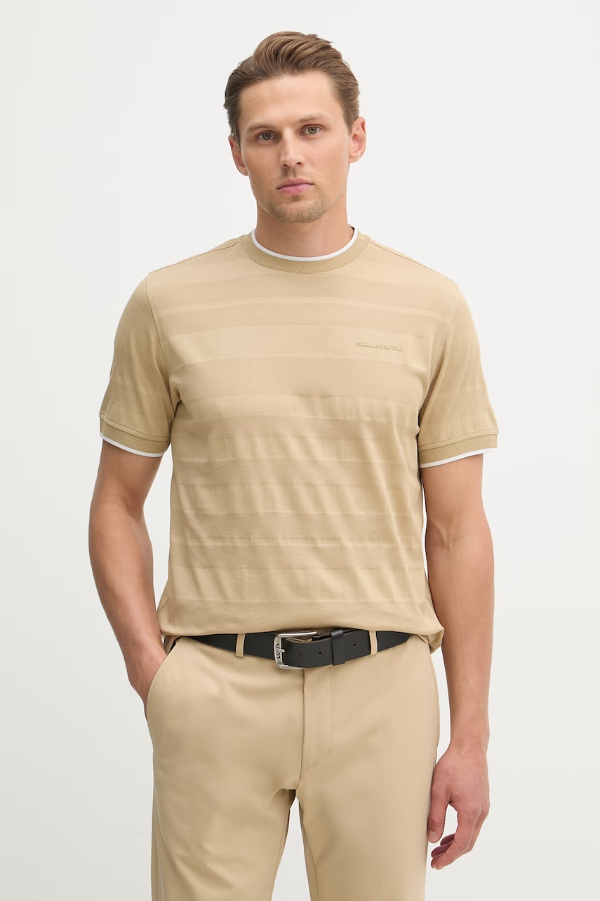 Βαμβακερό μπλουζάκι Karl Lagerfeld