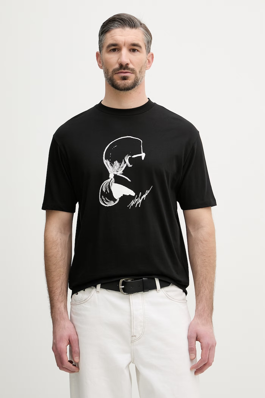 Karl Lagerfeld T-shirt Ανδρικό βαμβακερό