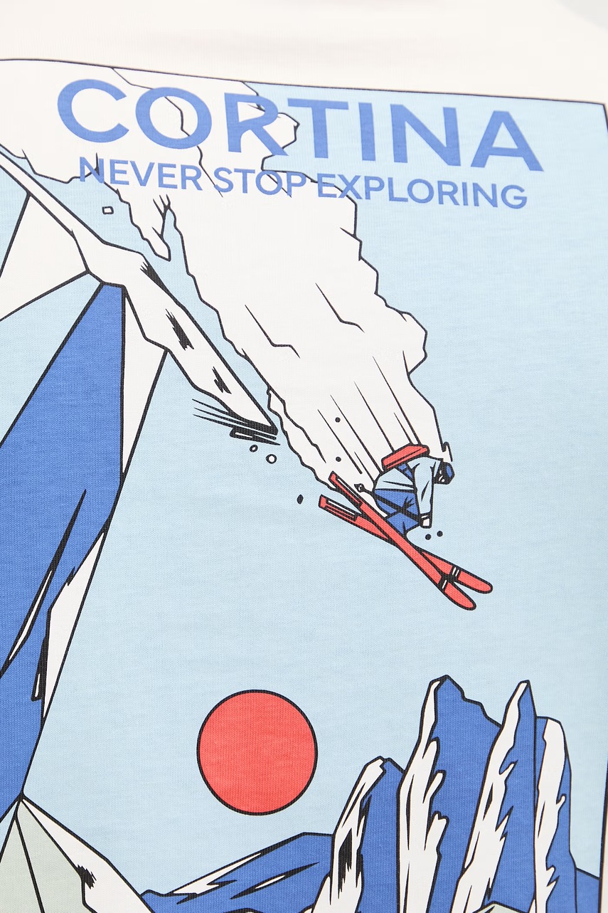 Bavlněné tričko The North Face MOUNTAIN CELEBRATION