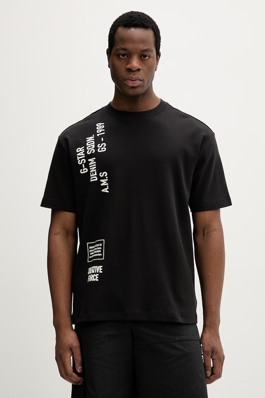 G-Star tricou de bărbați din bumbac Stencil gr relaxed