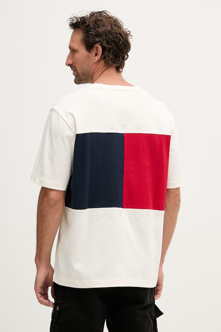 Tommy Hilfiger T-shirt ανδρικό βαμβακερό