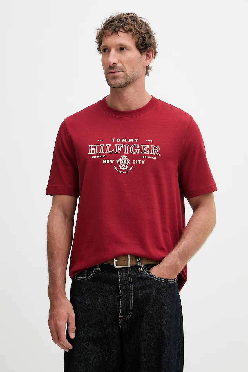 Tommy Hilfiger t-shirt Ανδρικό βαμβακερό