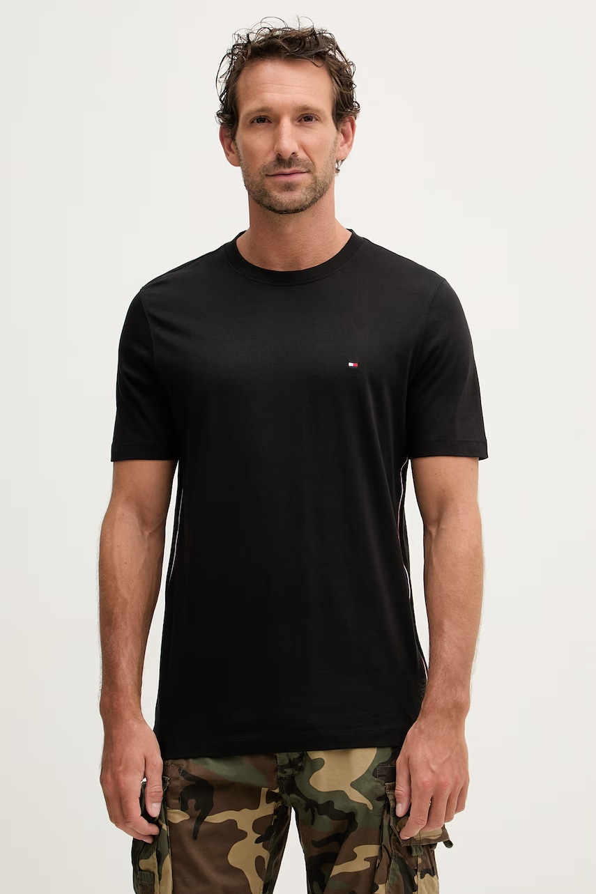 Tommy Hilfiger t-shirt basic ανδρικό βαμβακερό