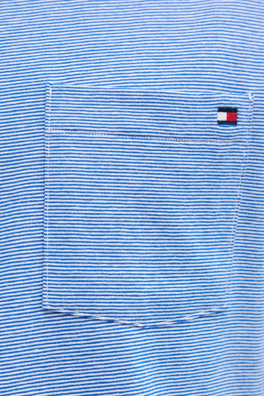 Tommy Hilfiger tričko pánské bavlněné s elastanem (obrázek 5)