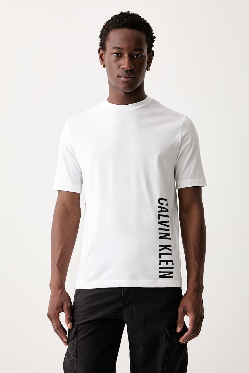 Calvin Klein T-shirt męski z bawełną