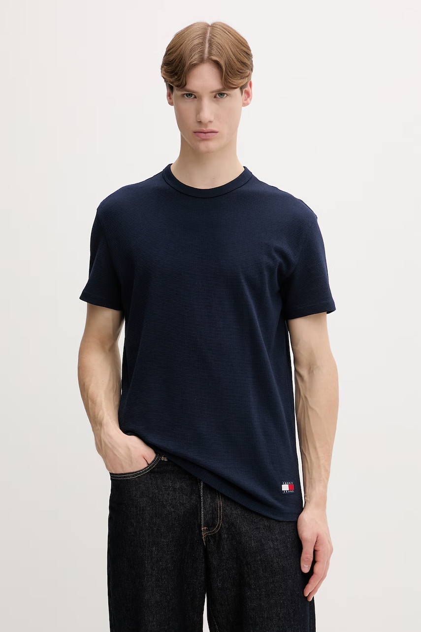 Levně Tommy Jeans basic tričko pánské bavlněné