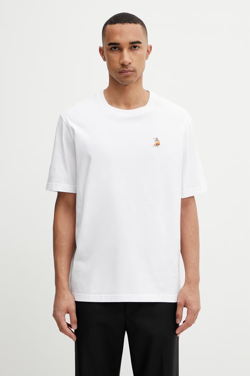 Maison Kitsuné T-shirt bawełniany