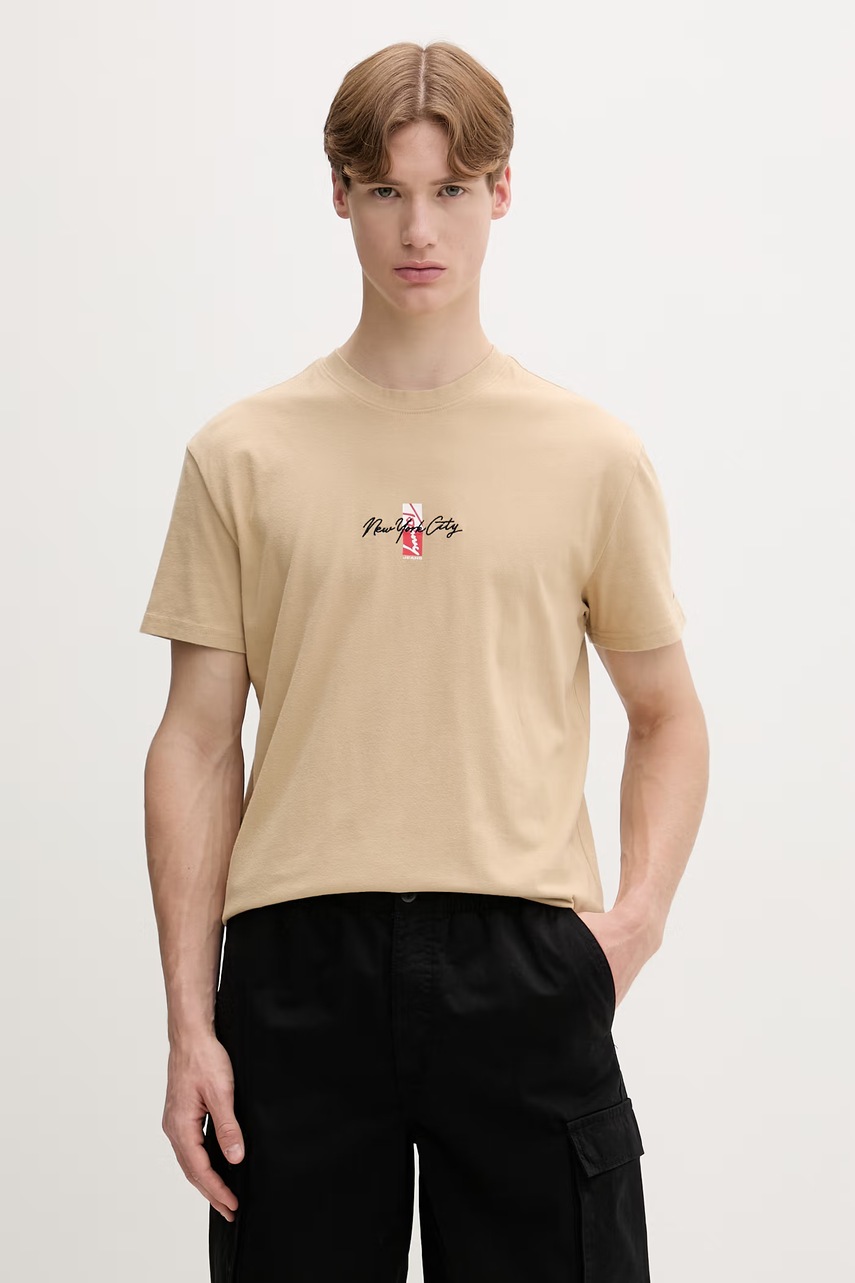 Tommy Jeans T-shirt ανδρικό βαμβακερό