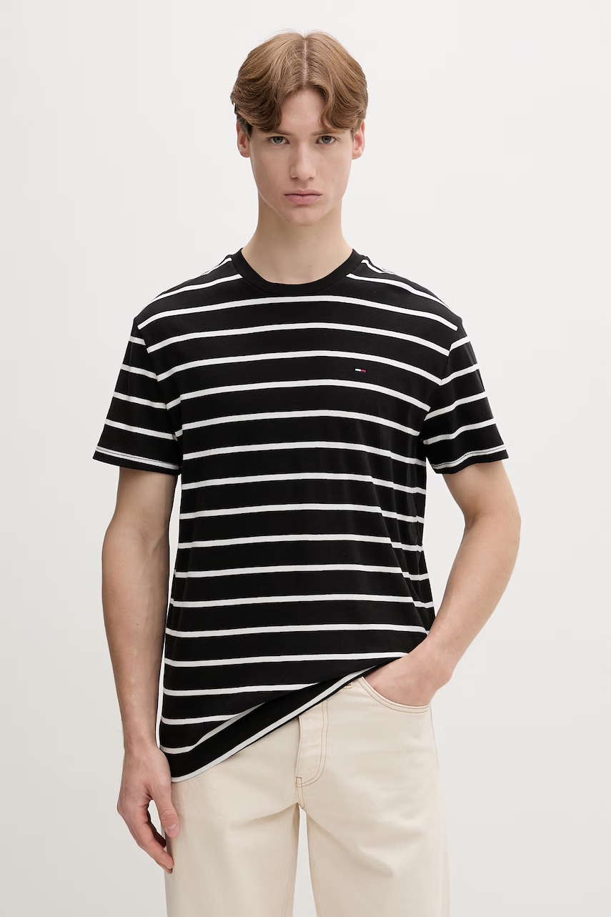 Tommy Jeans t-shirt ανδρικό βαμβακερό