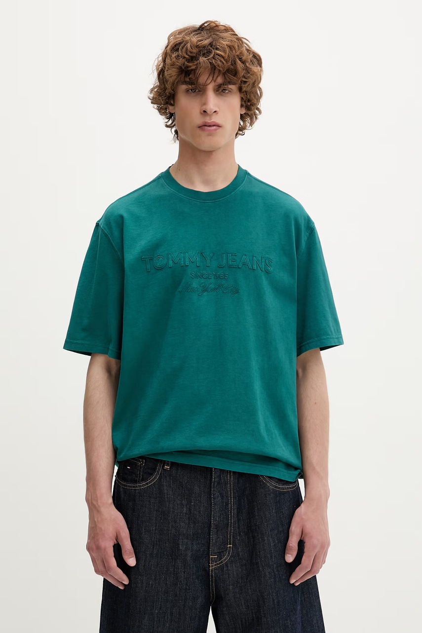 E-shop Tommy Jeans basic tričko pánské bavlněné