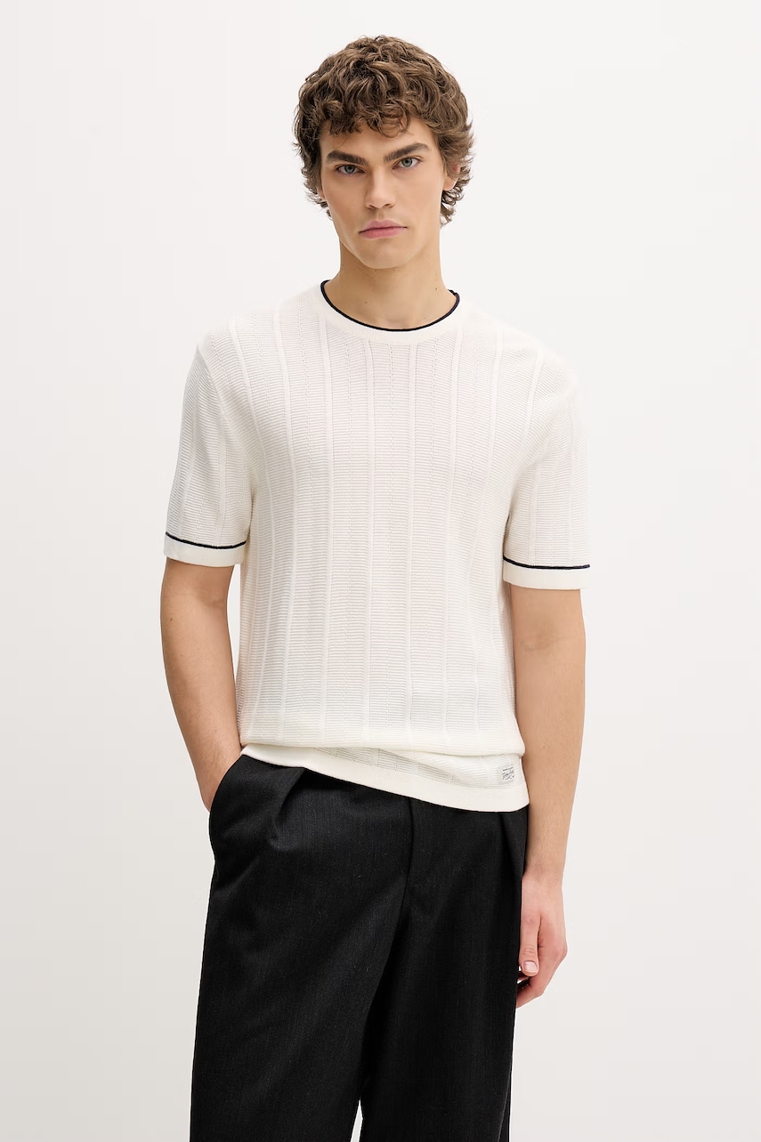 Ανδρικά t-shirts guess jeans σε μπεζ