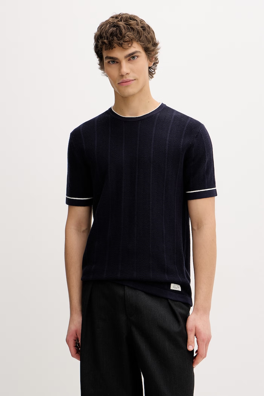 Ανδρικά t-shirts guess jeans σε μπλε