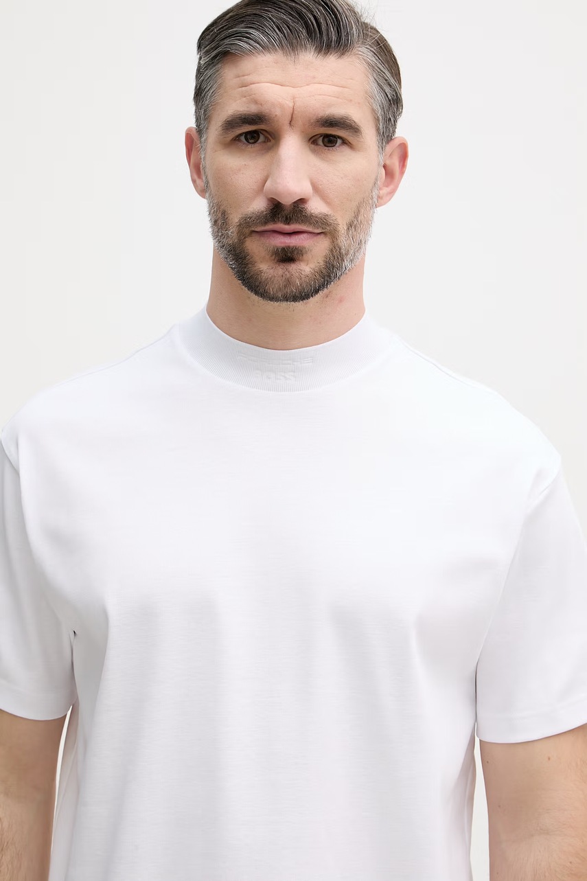 BOSS Green basic tričko pánské bavlněné BOSS X PORSCHE (obrázek 4)