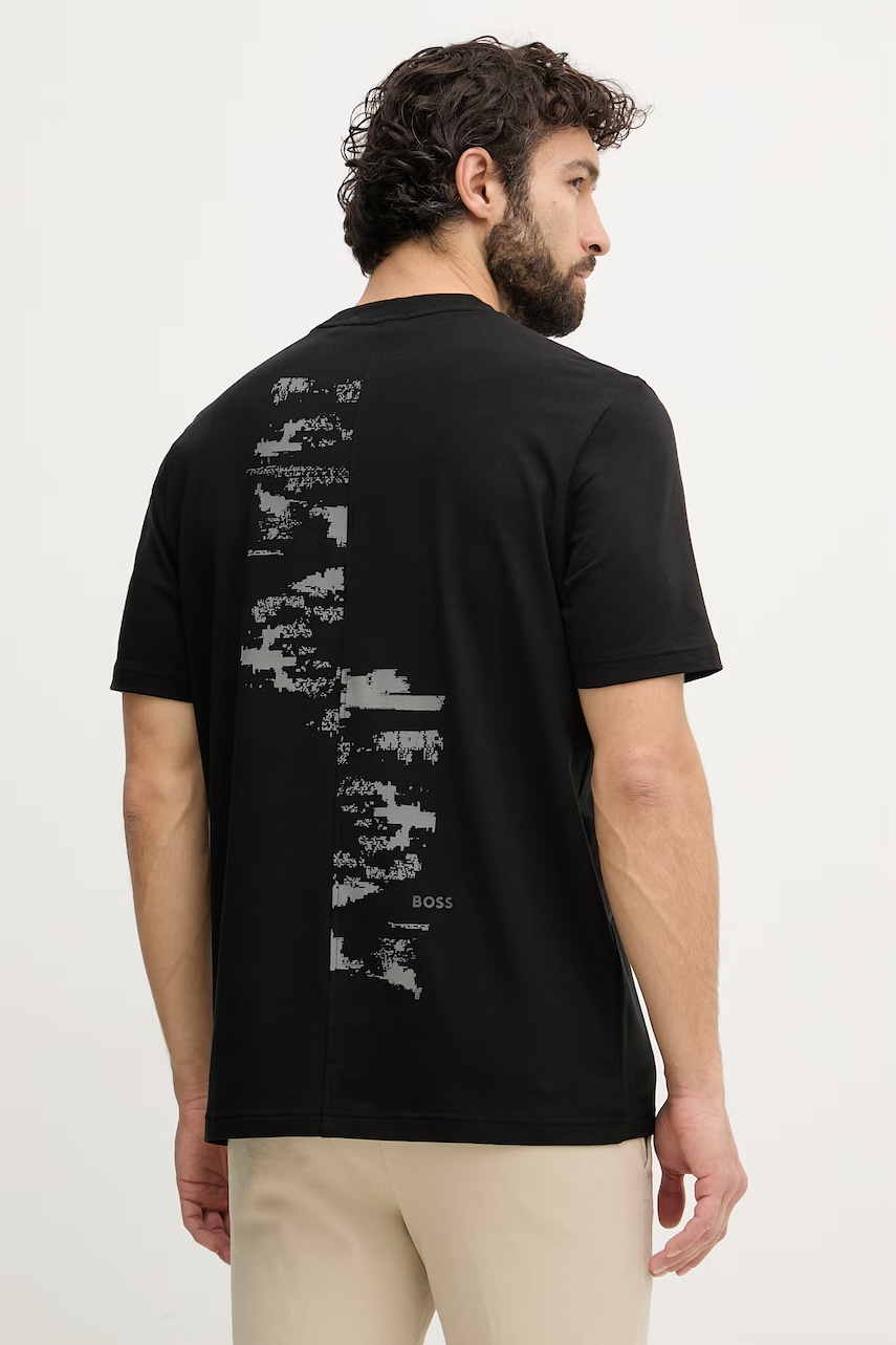 BOSS Green t-shirt ανδρικό με βαμβάκι