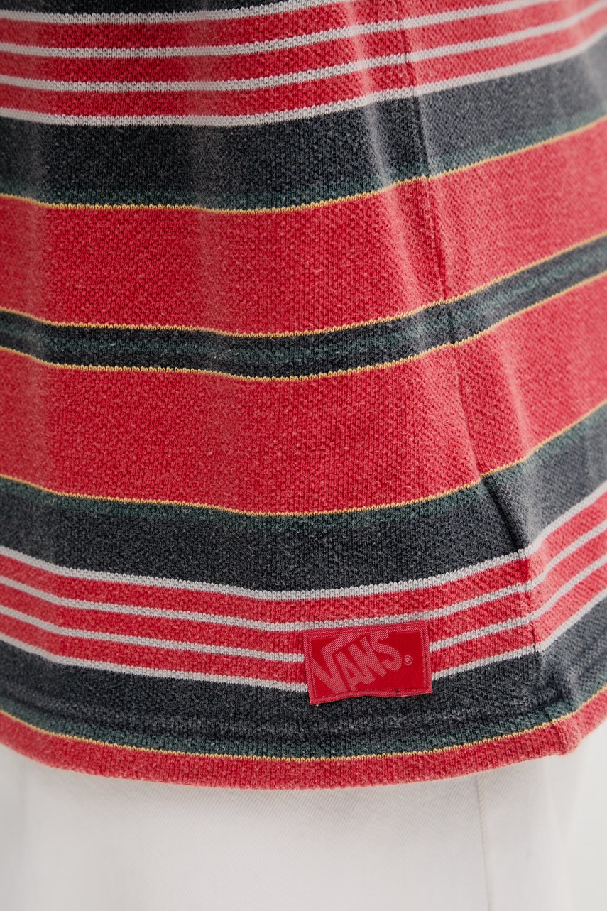 Vans basic tričko pánské bavlněné Premium LX Pique Stripe SS (obrázek 5)