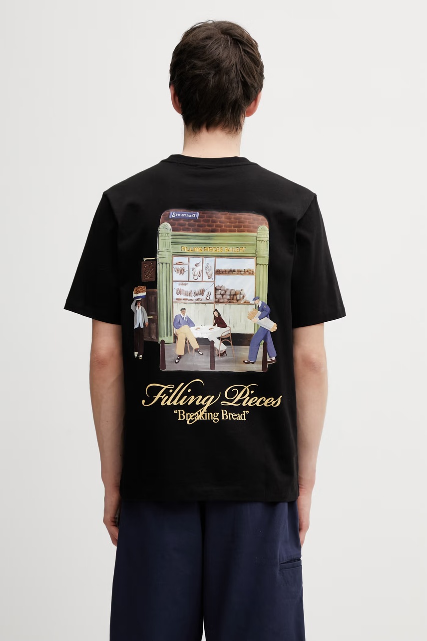 Filling Pieces Bakery T-shirt bawełniany męski