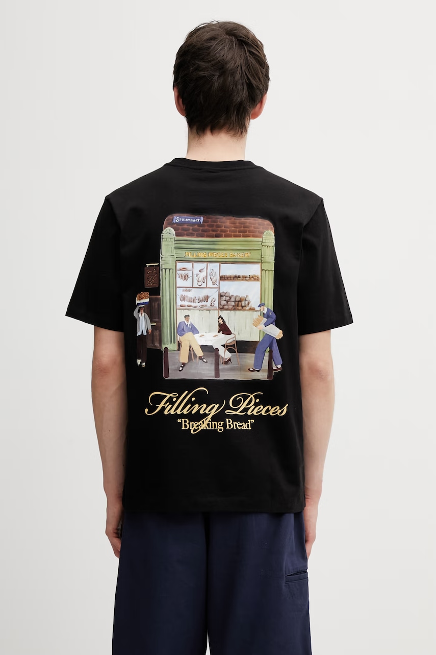 Filling Pieces Bakery T-shirt bawełniany męski