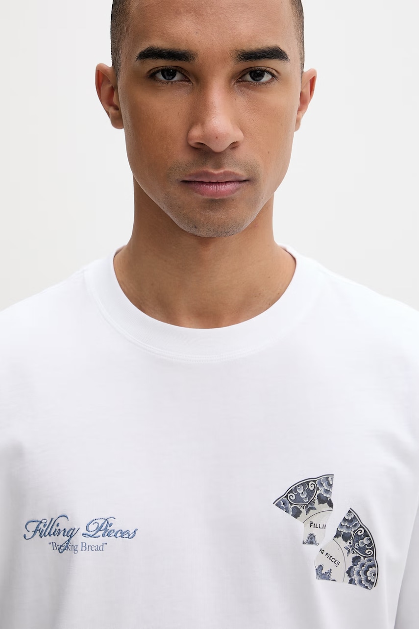 Filling Pieces basic tričko pánské bavlněné Broken Plate