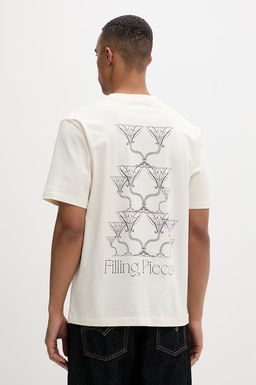 Filling Pieces tričko pánské bavlněné Champagne