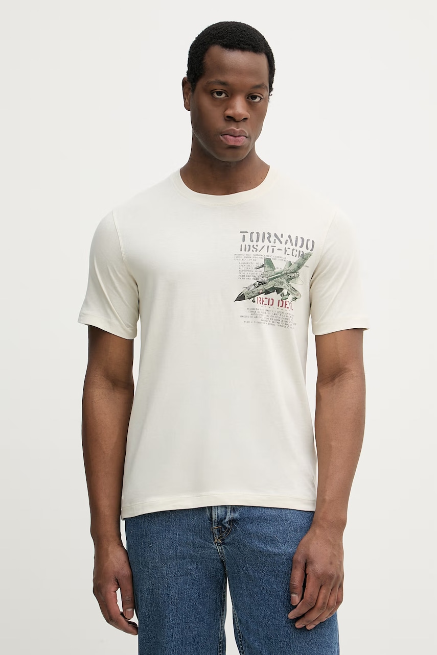 Βαμβακερό μπλουζάκι Aeronautica Militare