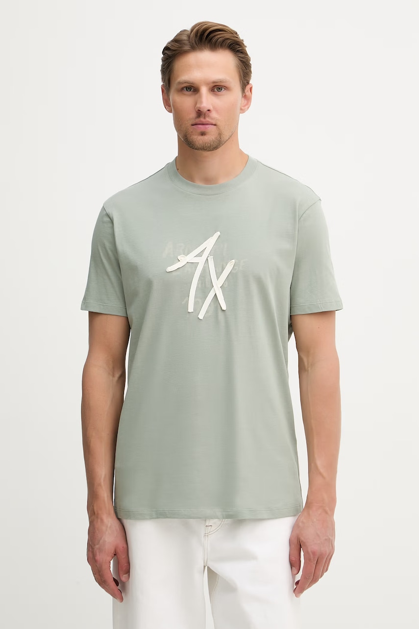 Armani Exchange tricou bărbătesc de bumbac