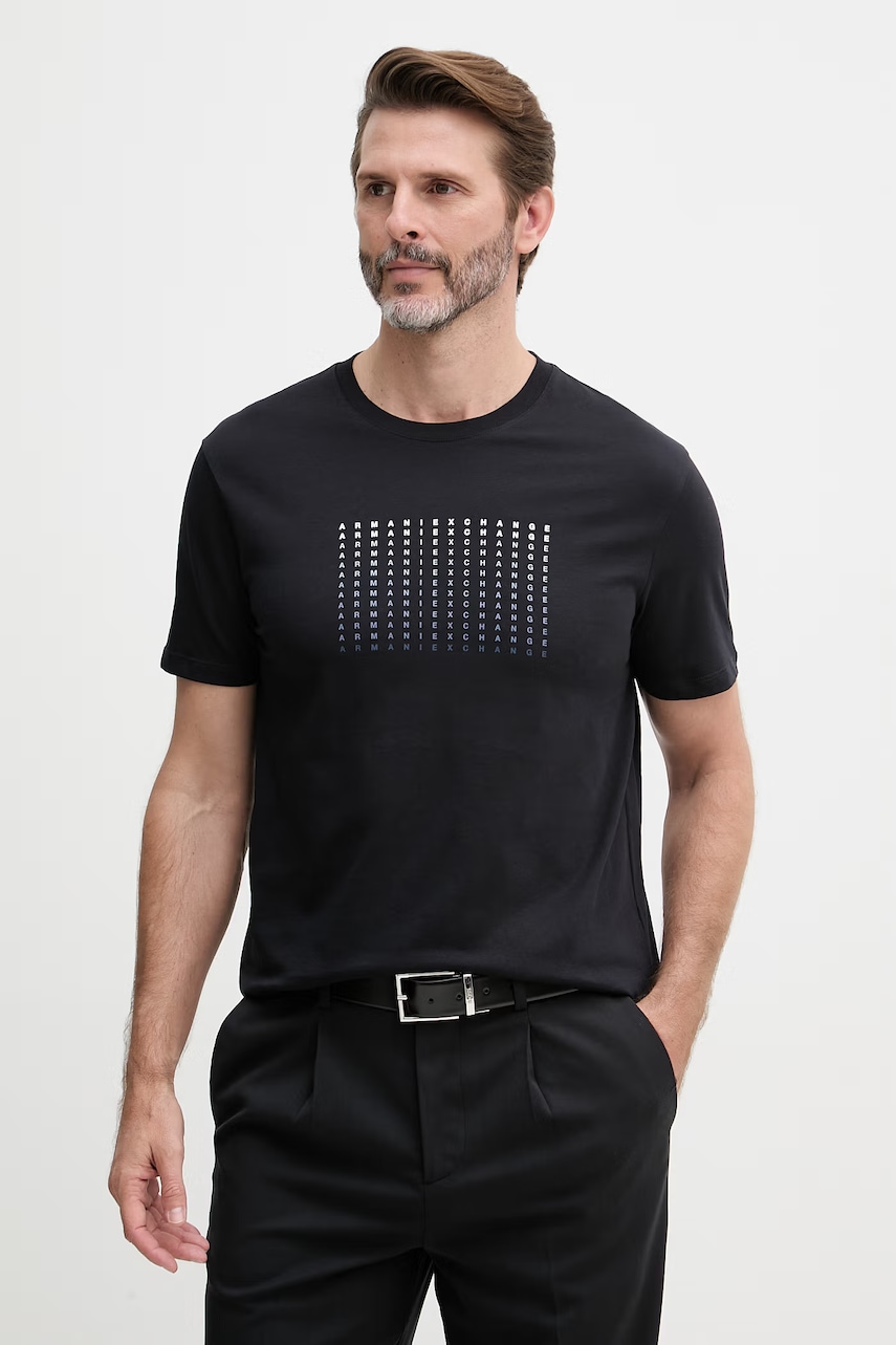 Armani Exchange tricou pentru bărbați, din bumbac