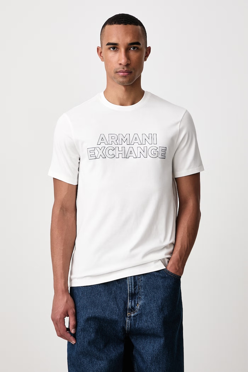 Armani Exchange majica za muškarce od pamuka