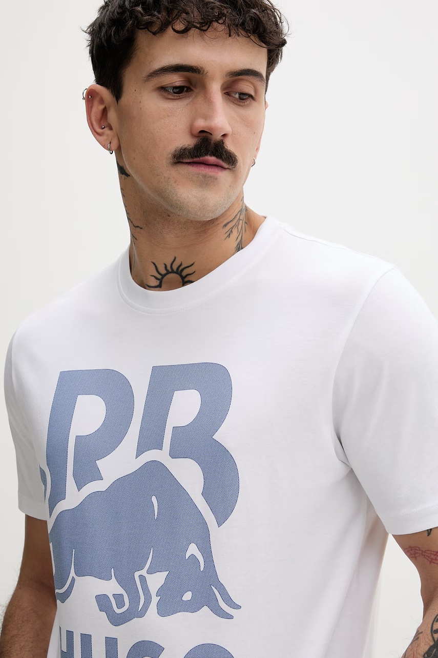 HUGO tričko pánské bavlněné Dlix_RB (obrázek 4)